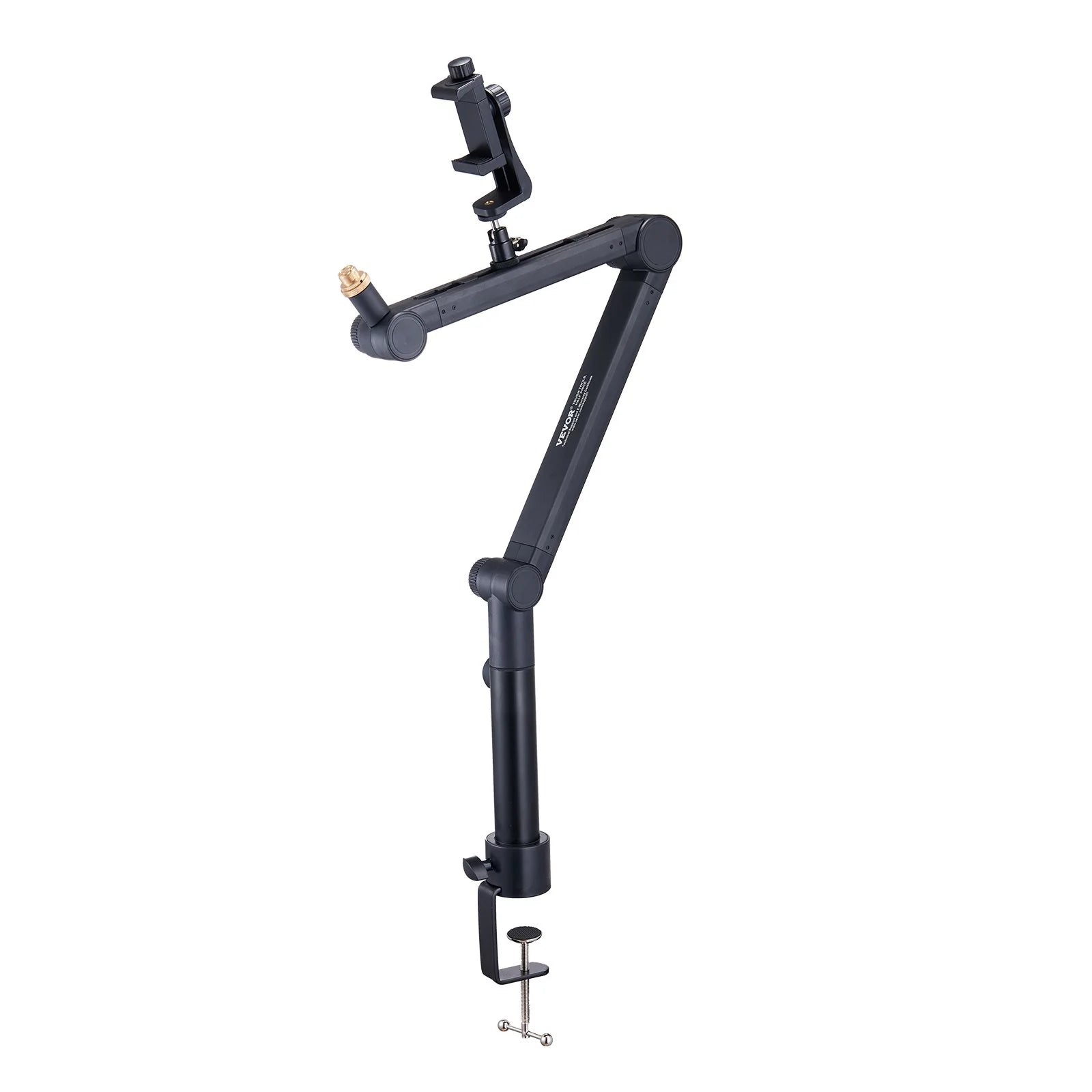 VEVOR Microphone Boom Arm with Desk Mount, 360¡Ã Rotatable, Adjustable Mic Stand with 3/8 to 5/8 Adapter Port Headset Hook, for Blue Yeti Hyperx Quadcast Blue Snowball Shure SM7B Audio Technica